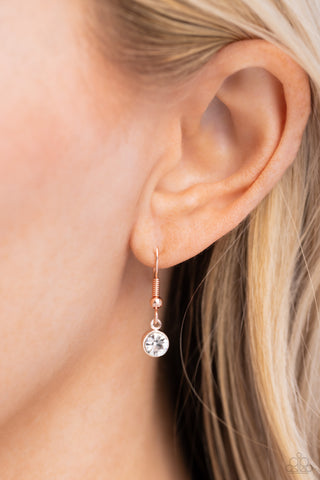 Fluttering Finesse - Rose Gold - Butterfly Necklace