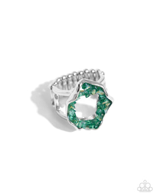 Geode Grace - Green - Ring