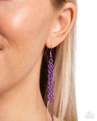 Valentine's View - Purple Necklace