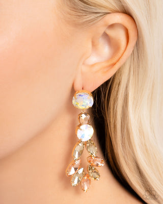 Cascading Cache - Gold - Earrings