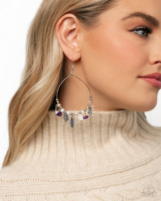 Feathered Fringe - Purple