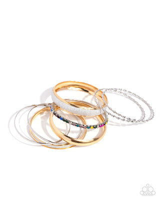 Smoldering Stack - Multi - Bracelet