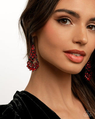 Opera Stage - Red - Earrings