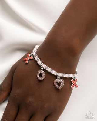 Complete Look - Courting Change Bracelet & XOXO Stream Earrings - Multi Set