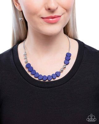Complete Look - Malibu Motivation Necklace & Malibu Moxie Bracelet - Blue Heart Set