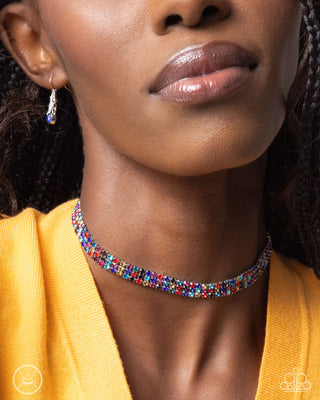 Complete Look - Terrific Trio Necklace & Thrilling Trio Bracelet - Multi Set