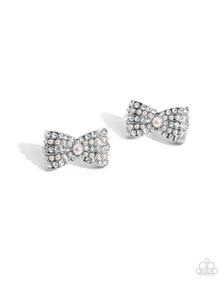 Complete Look - Admirable Aria Bracelet & Adorable Aria Earrings - Pink Bow Set