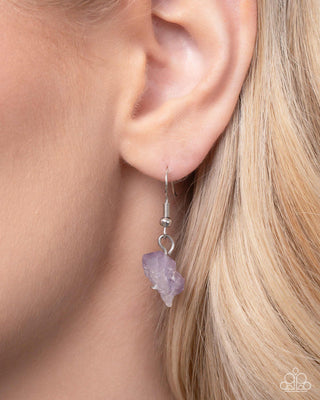 Complete Look - Crescent Charm Necklace & Planetary Perfection Ring - Purple Ring Set