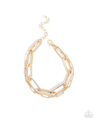 Complete Look - Monochromatic Matinee Matinee Mashup Gold Necklace Bracelet Set