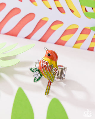 Nestled Nightingale - Yellow - Bird Ring