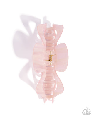 Striped State of Mind - Multi - Pink Claw Clip