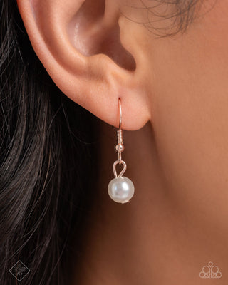 Radiant Range - Pink Crystal Beads White Pearl Necklace - December 2024 Glimpses of Malibu