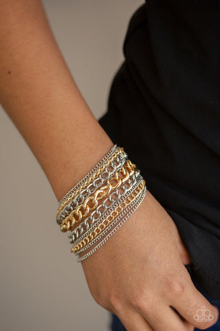 Metallic Horizon Multi Paparazzi Bracelet