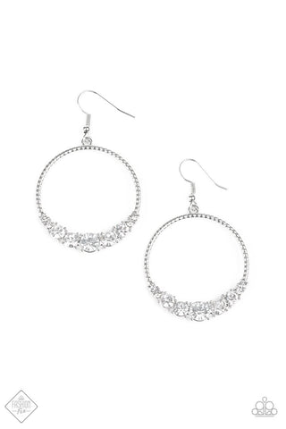 Self-Made Millionaire White Paparazzi Earrings