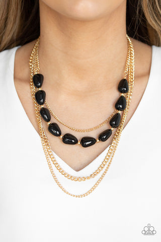 Trend Status Gold Paparazzi Necklace