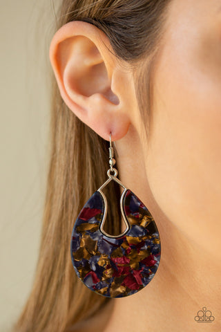Pool Hopper Multi Paparazzi Earrings
