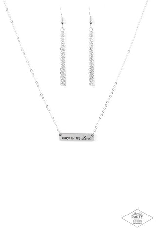 Trust in the Lord Silver Paparazzi Necklace