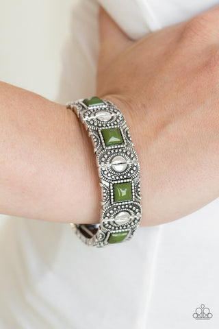 Tribal Trailblazer Green Paparazzi Bracelet