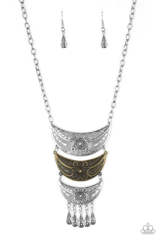 Go STEER Crazy Multi Paparazzi Necklace