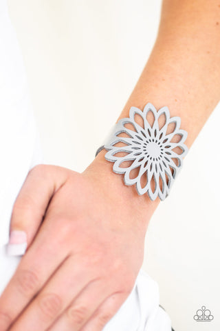Wildly Wildflower Silver Paparazzi Bracelet