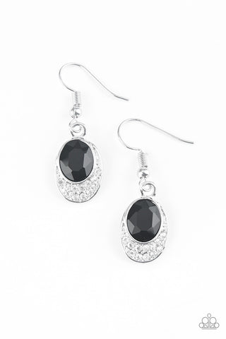 As Humanly POSH-ible Black Paparazzi Earrings