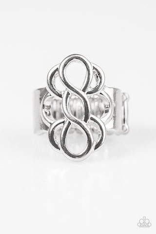 Breathe It All In Silver Paparazzi Ring