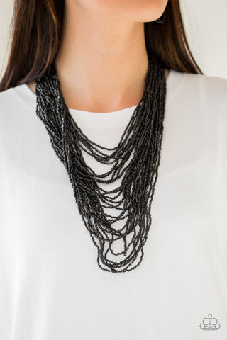 Dauntless Dazzle Black Paparazzi Necklace
