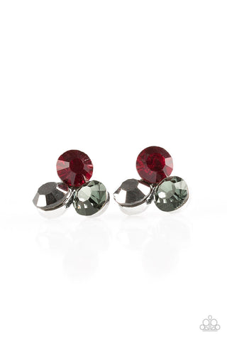 Everything Must GLOW! Red Paparazzi Earrings