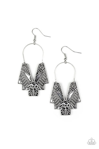 Alternative ARTIFACTS Silver Paparazzi Earrings