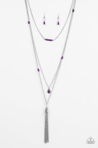 SANDSTONE Castles Purple Paparazzi Necklace