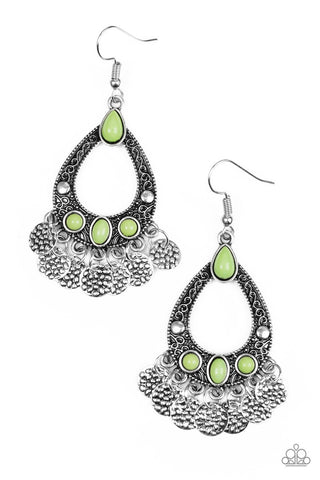 Island Escapade Green Paparazzi Earrings