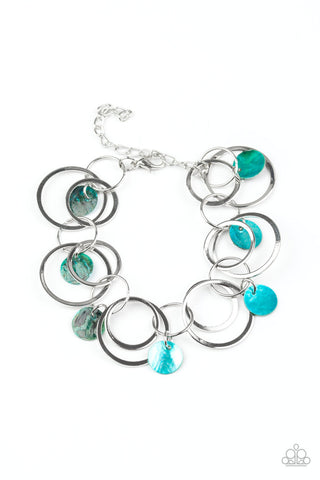 Total SHELL-Out Blue Paparazzi Bracelet