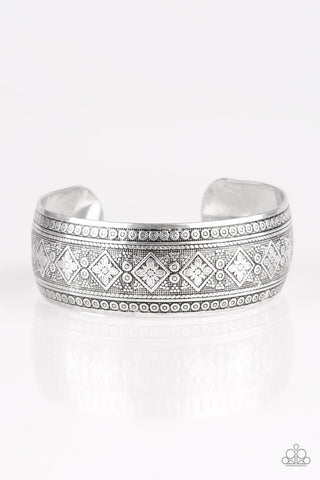 Gorgeously Gypsy Silver Paparazzi Bracelet