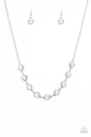 Starlit Socials White Paparazzi Necklace