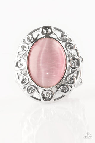 Moonlit Marigold Pink Paparazzi Ring