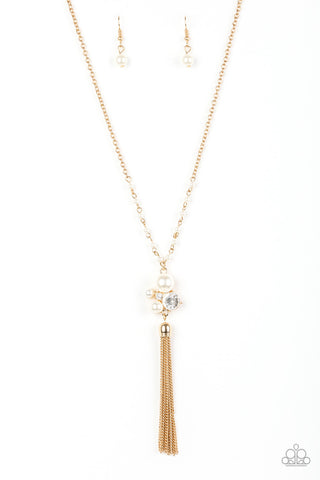 Uniquely Uptown Gold Paparazzi Necklace