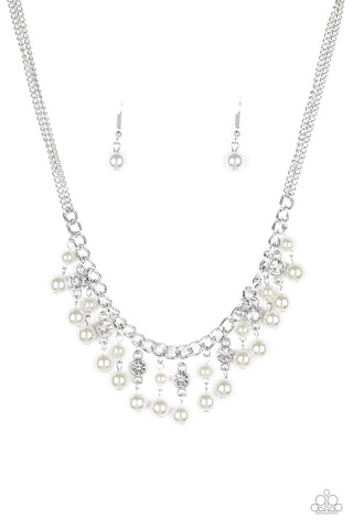 Regal Refinement White Paparazzi Necklace