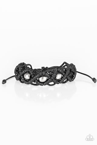 Nautical Navigator Black Bracelet