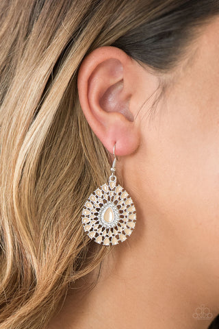 City Chateau Brown Paparazzi Earrings