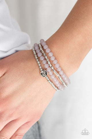 Blooming Buttercups Silver Paparazzi Bracelet