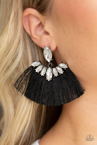 Formal Flair Black Paparazzi Earrings