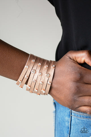 Go Getter Glamorous Copper Paparazzi Bracelet