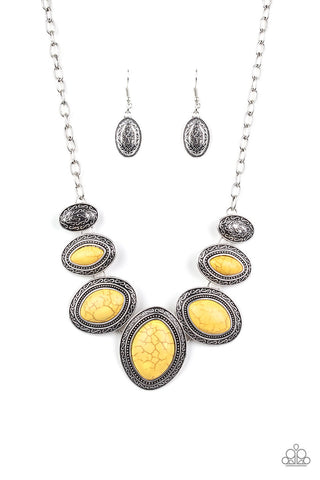 Sierra Serenity Yellow Paparazzi Necklace