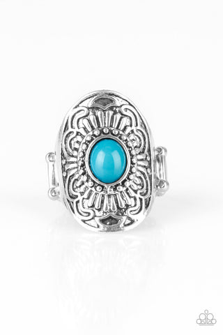 The ZEST of the ZEST Blue Paparazzi Ring