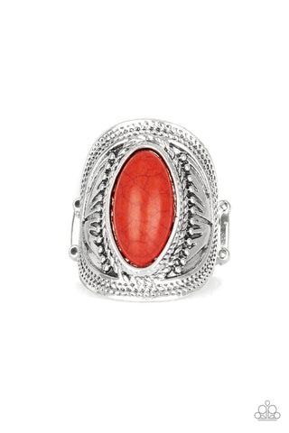 Ground RULER Red Paparazzi Ring