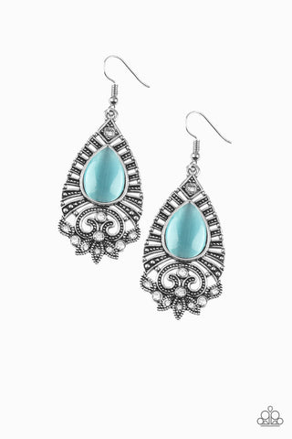 Majestically Malibu Blue Paparazzi Earrings