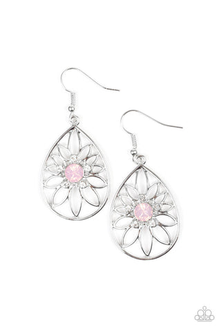 Take it GLOW Pink Paparazzi Earrings