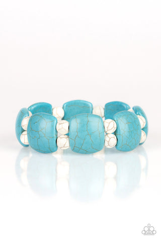 Don't Be So NOMADIC! Blue Multi Paparazzi Bracelet