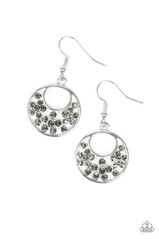 Sugary Shine Silver Paparazzi Earrings