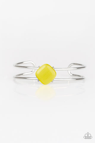 Turn Up the Glow Yellow Paparazzi Bracelet